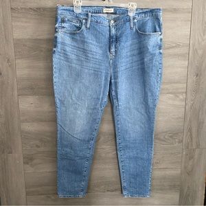 Madewell 9” High Rise Skinny Jeans